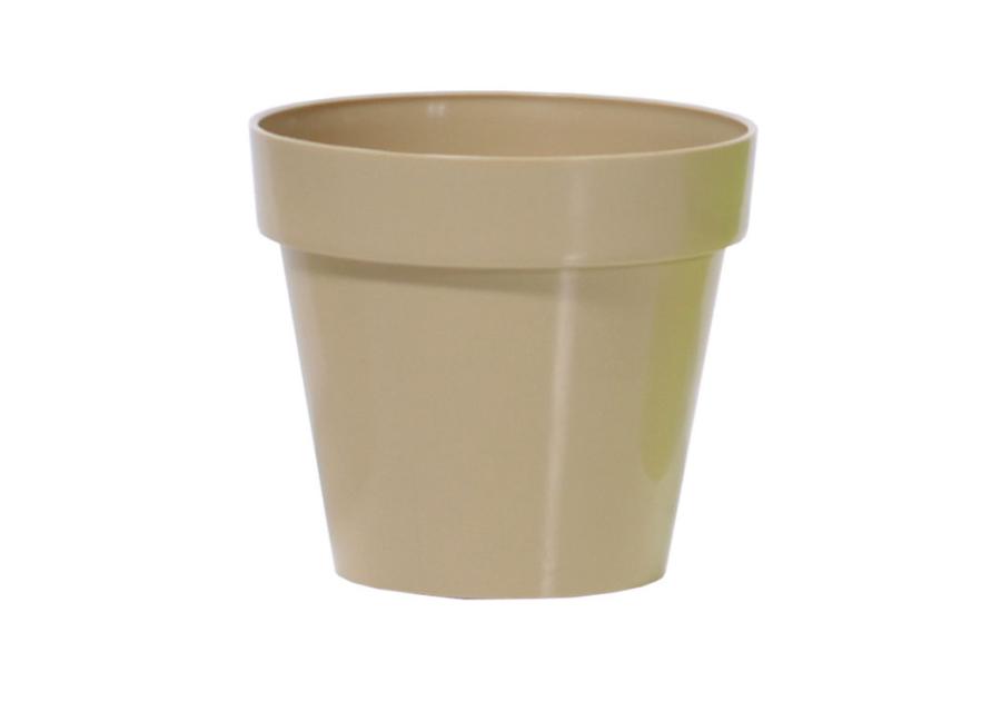 Zdjęcie: Doniczka Cube Shine kawa 11 cm PROSPERPLAST