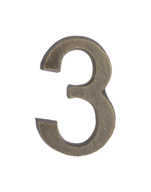 Zdjęcie: Cyfra 3 samoprzylepna patyna 50 mm METRO