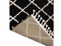 Zdjęcie: Dywan luzon z frędzlami 150x200 cm antracyt INDAVO