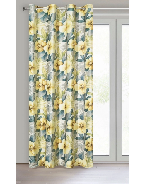 Zdjęcie: Zasłona gotowa Mariah 140x250 cm musztardowy EUROFIRANY