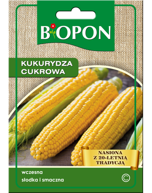 Zdjęcie: Kukurydza cukrowa nasiona 20 g BIOPON