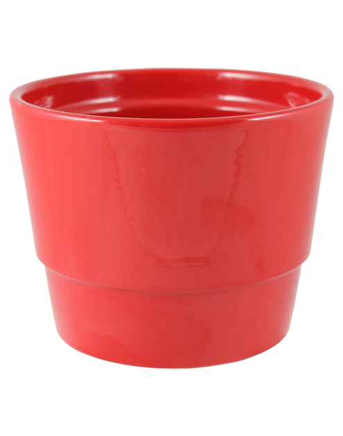 Zdjęcie: Osłonka doniczkowa 501 poinsencja 12 cm czerwona CERMAX