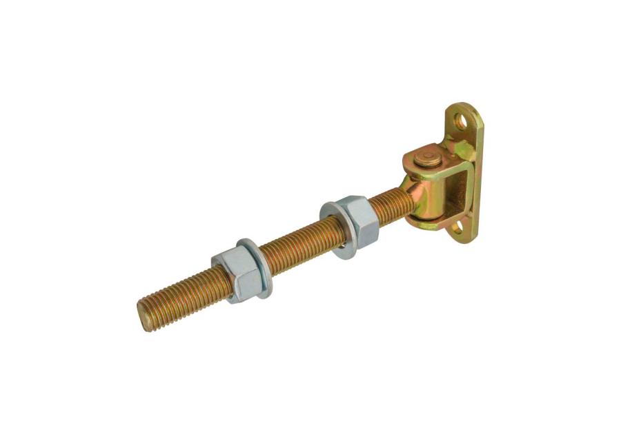 Zdjęcie: Zawias regulowany przykręcany z przedłużką trzpieniową 16/150 ocynk żółty METRO