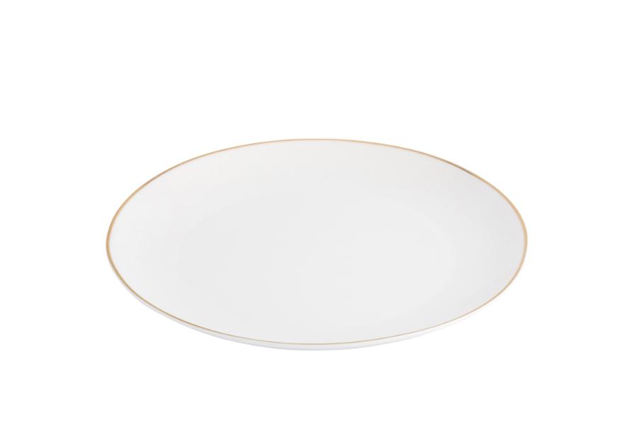 Zdjęcie: Talerz płytki 26 cm Bella Złota Linia kremowyowy ALTOMDESIGN