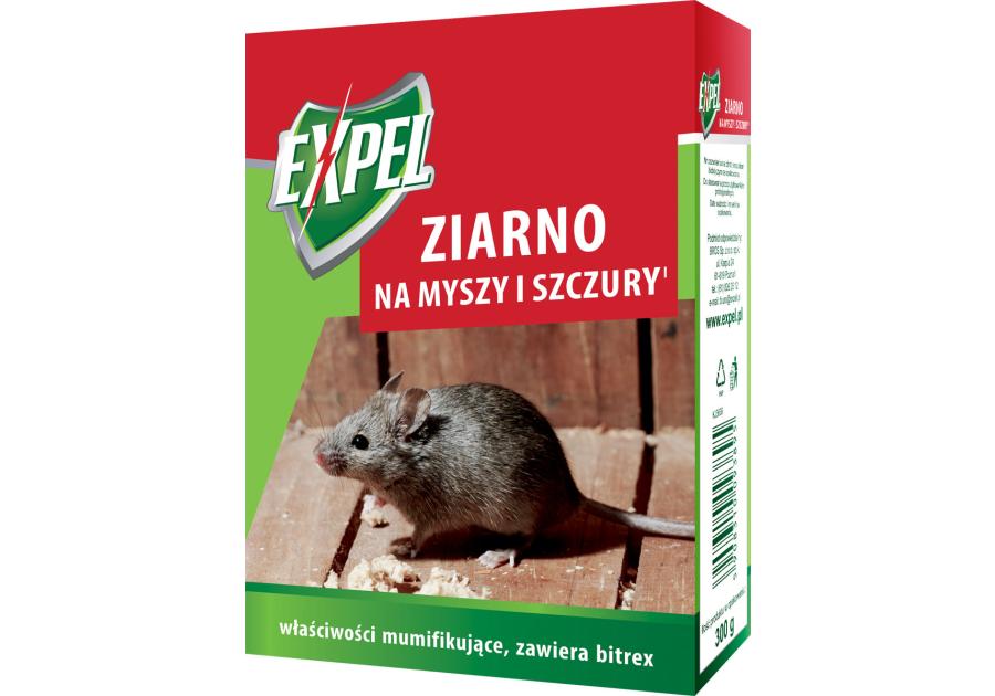 Zdjęcie: Trutka zbożowa na myszy i szczury 300 g EXPEL
