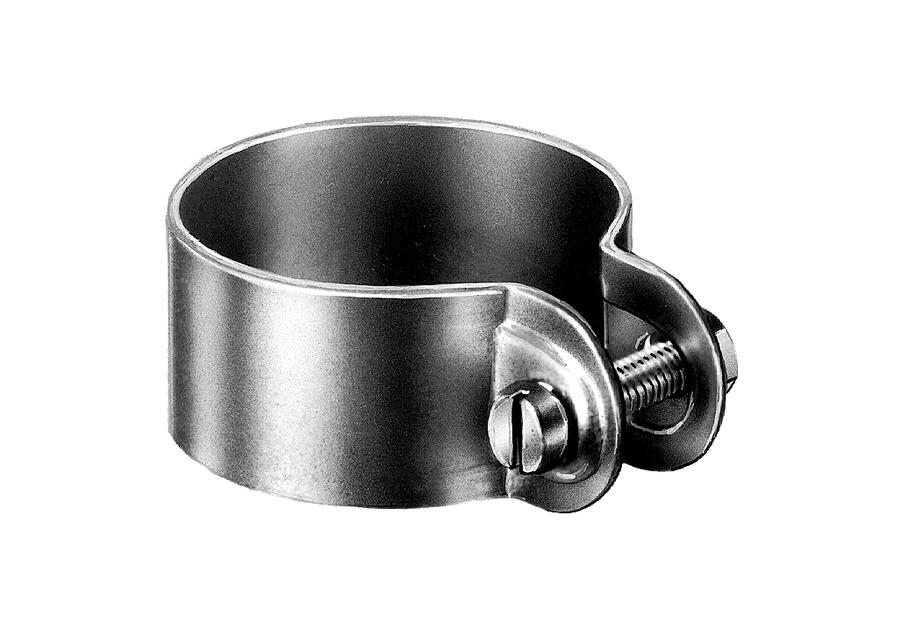 Zdjęcie: Obejma do wspornika ogrodzeniowego ocynk 50 mm ALBERTS