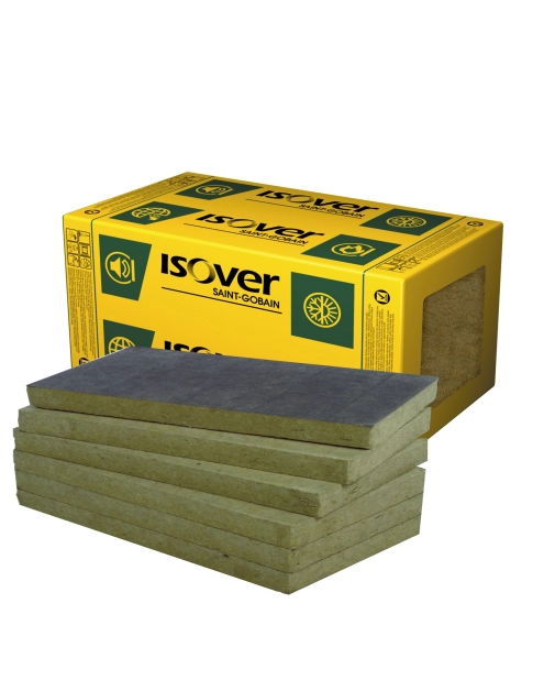 Zdjęcie: Płyta z wełny mineralnej skalnej Ventiterm Plus grubość 50 mm 600x1200 ISOVER