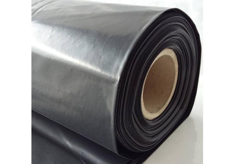 Zdjęcie: Folia budowlana Inbud 0,2, 4x25 m czarna DEKTRA