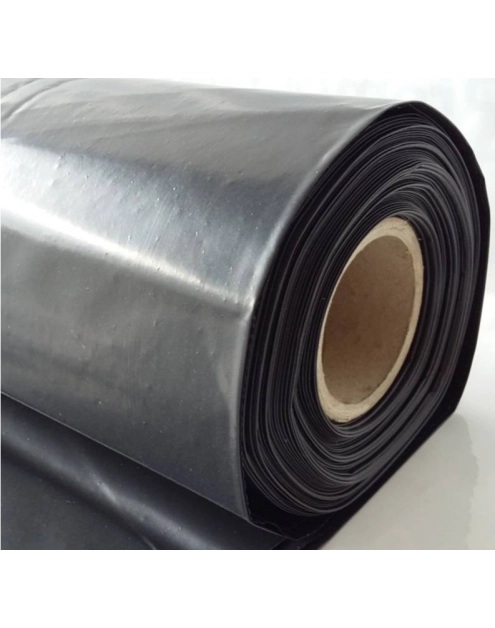 Zdjęcie: Folia budowlana Inbud 0,2, 4x25 m czarna DEKTRA