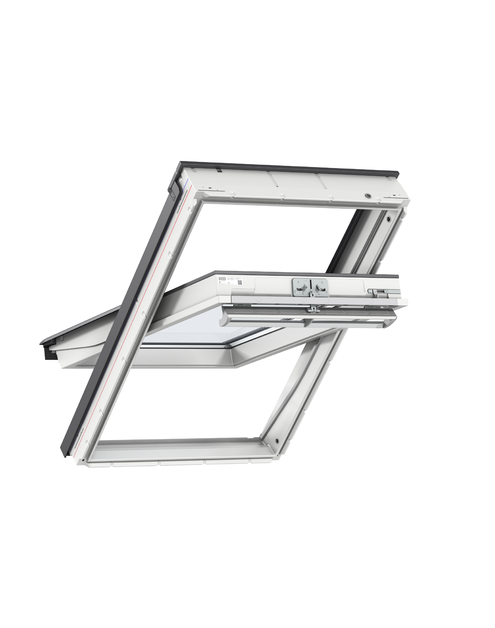 Zdjęcie: Okno GGU 0062 drewniano-poliuretanowe otwierane u góry, 114x118 cm VELUX