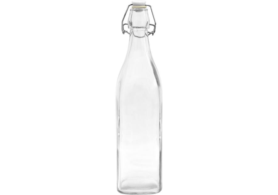 Zdjęcie: Butelka 1 L z hermetycznym zamknięciem kwadratow BROWIN