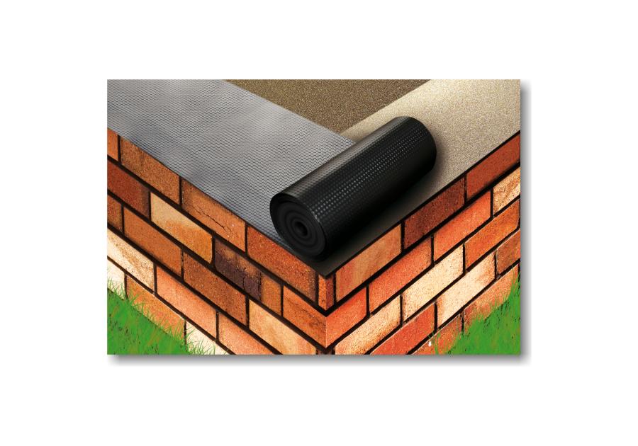 Zdjęcie: Folia fundamentowa Hydrofol HDPE 25 cm x 50 mb pozioma PLAST MASTER