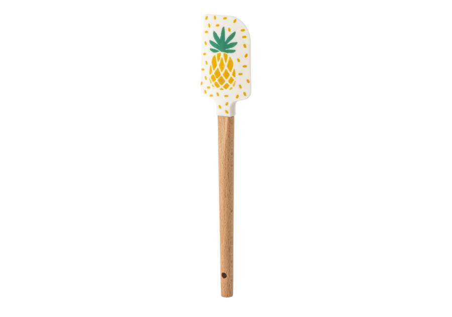 Zdjęcie: Szpatułka silikonowa z drewnianą rączką 4,5x23 cm dekoracja ananas ALTOM DESIGN