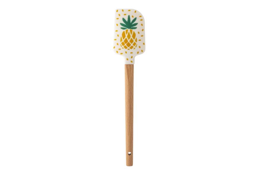 Zdjęcie: Szpatułka silikonowa z drewnianą rączką 4,5x23 cm dekoracja ananas ALTOM DESIGN