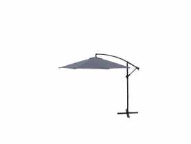 Parasol ogrodowy Czapla z falbaną grafitowy MIRPOL
