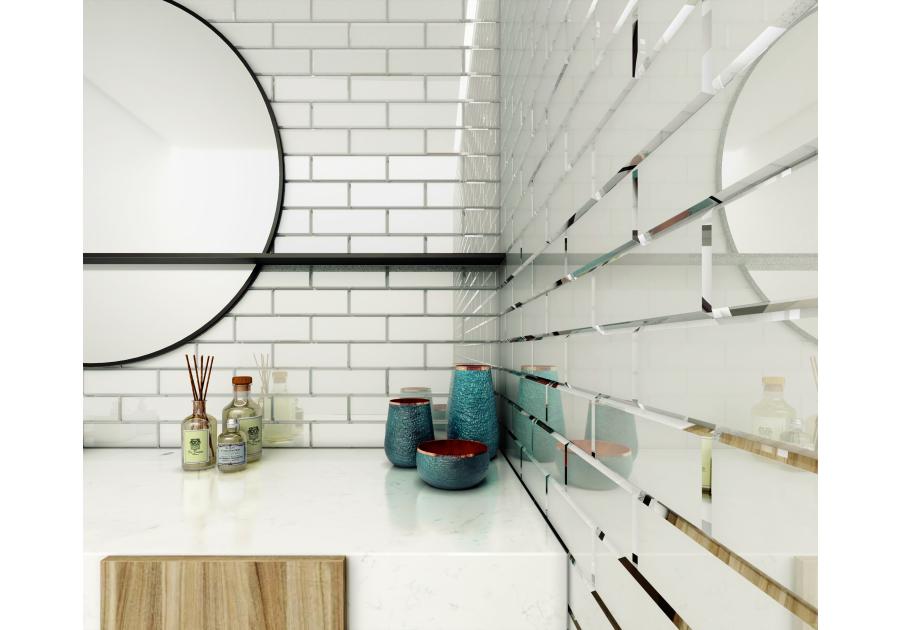 Zdjęcie: Kafelki lustrzane 10,5x7 cm DUBIEL VITRUM