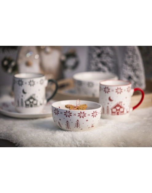 Zdjęcie: Miska Grenlandia 13 cm 600 ml bordowy ALTOM DESIGN