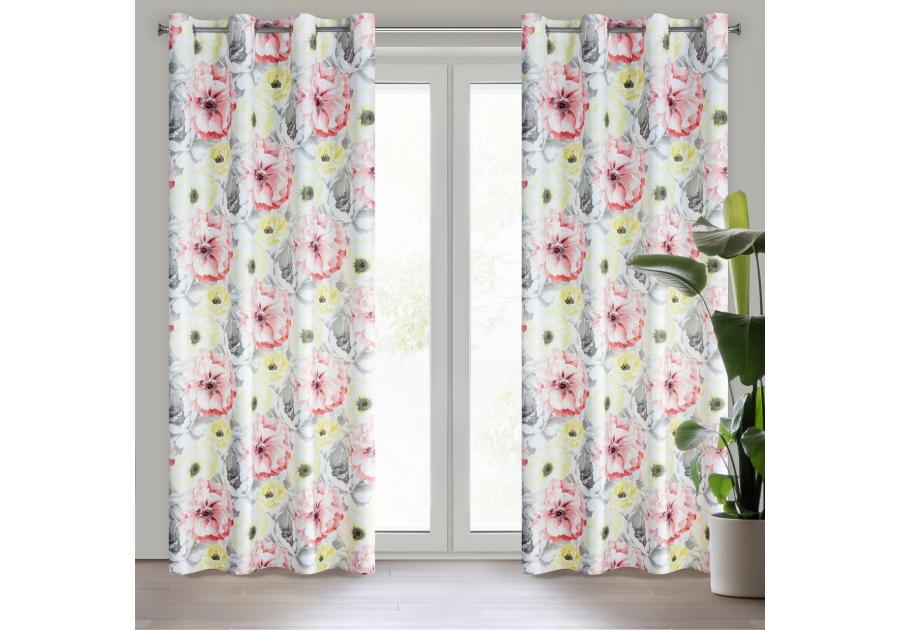 Zdjęcie: Zasłona gotowa Elodia 140x250 cm szary EUROFIRANY