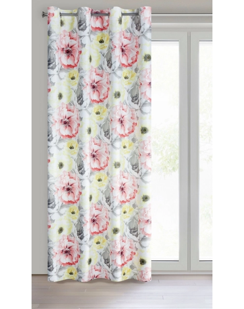 Zdjęcie: Zasłona gotowa Elodia 140x250 cm szary EUROFIRANY