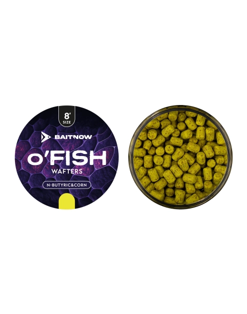 Zdjęcie: Przynęta wafters do method feeder OFish N-Butyric-Corn, rozmiar 8, 24 g MIKADO