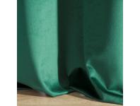 Zdjęcie: Zasłona welwetowa Sena 140x250 cm ciemnozielona na przelotkach EUROFIRANY