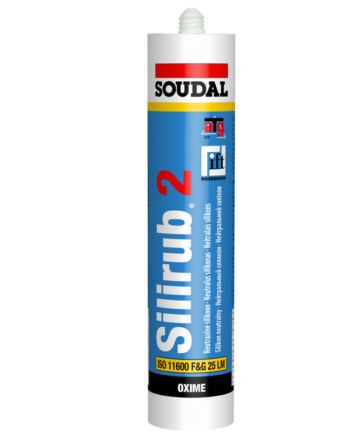 Zdjęcie: Silikon neutralny Silirub 2  - 300 ml RAL 1015 SOUDAL