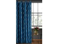 Zdjęcie: Zasłona dekoracyjna Pierre Cardin Margo 140x250 cm granatowy EUROFIRANY