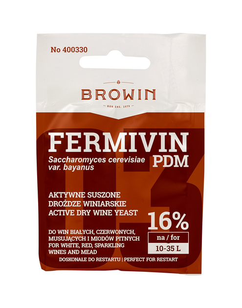 Zdjęcie: Drożdże winiarskie Fermivin PDM 7 g BROWIN