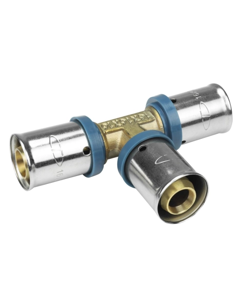 Zdjęcie: Trójnik zaciskowy PEX 16x16x16 mm TYCNER