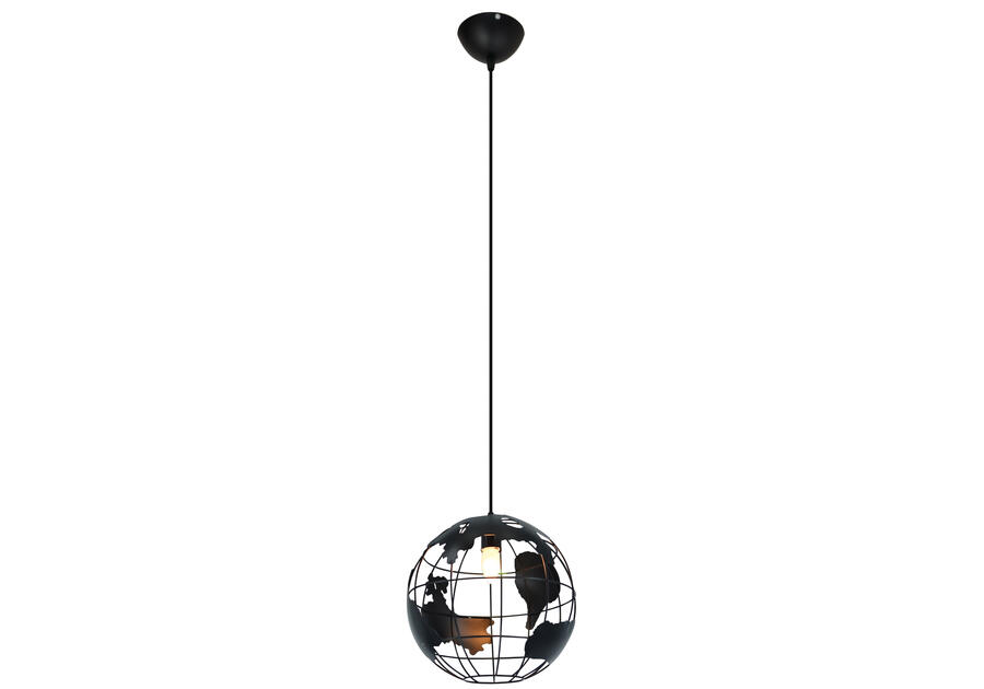 Zdjęcie: Lampa wisząca Planeta 6862/1 black ELEM