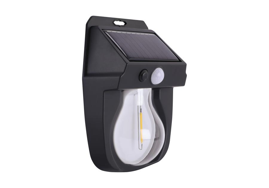 Zdjęcie: Naświetlacz solarny Led Tora 1 W WW czarny STRUHM