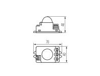 Zdjęcie: Mikrofalowy czujnik ruchu JQ-L Rolf Mini KANLUX