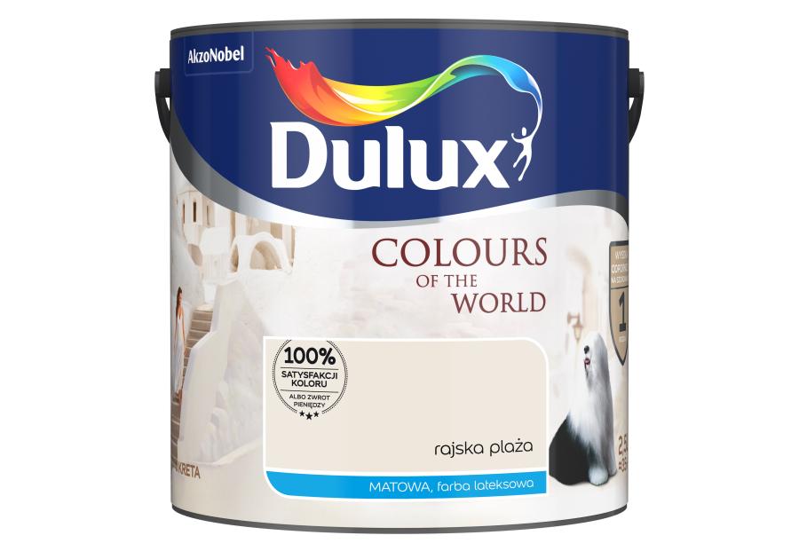 Zdjęcie: Farba do wnętrz Kolory Świata 2,5 L rajska plaża DULUX