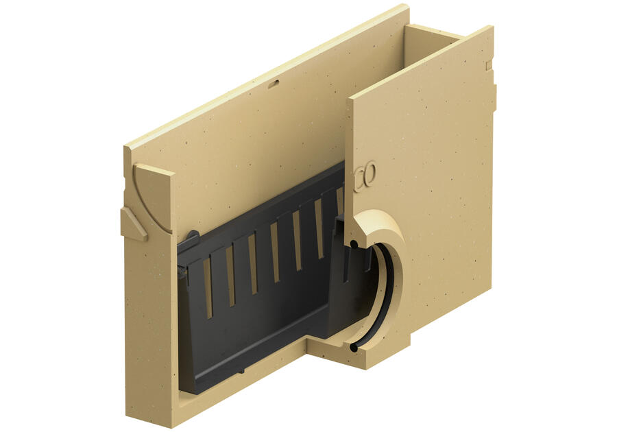 Zdjęcie: Skrzynka odpływowa z koszem osadczym, bez rusztu Self Euroline ACO