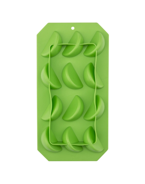 Zdjęcie: Forma silikonowa do lodu cząstki limonki 11x22 cm zielona ALTOM DESIGN