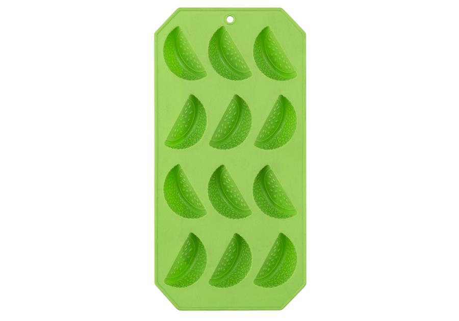 Zdjęcie: Forma silikonowa do lodu cząstki limonki 11x22 cm zielona ALTOM DESIGN