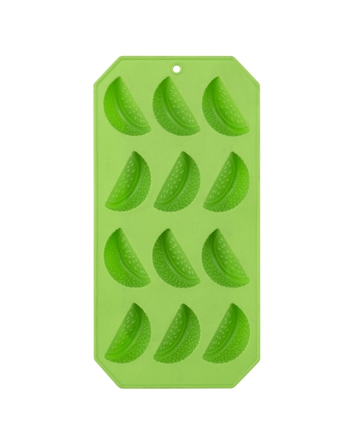 Zdjęcie: Forma silikonowa do lodu cząstki limonki 11x22 cm zielona ALTOM DESIGN