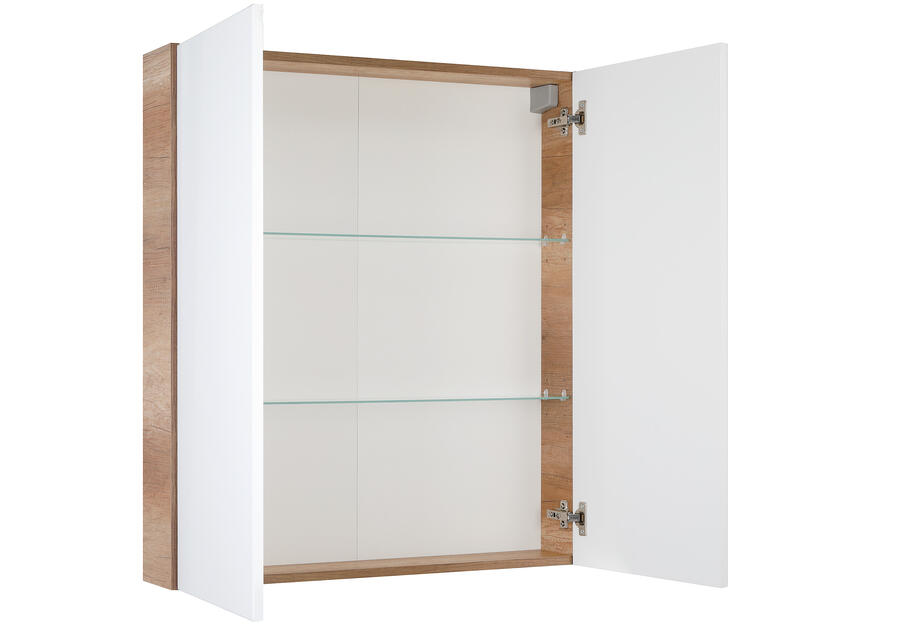 Zdjęcie: Szafka wisząca 80x90x16 cm, 2 drzwi, System c biały Country ASTOR