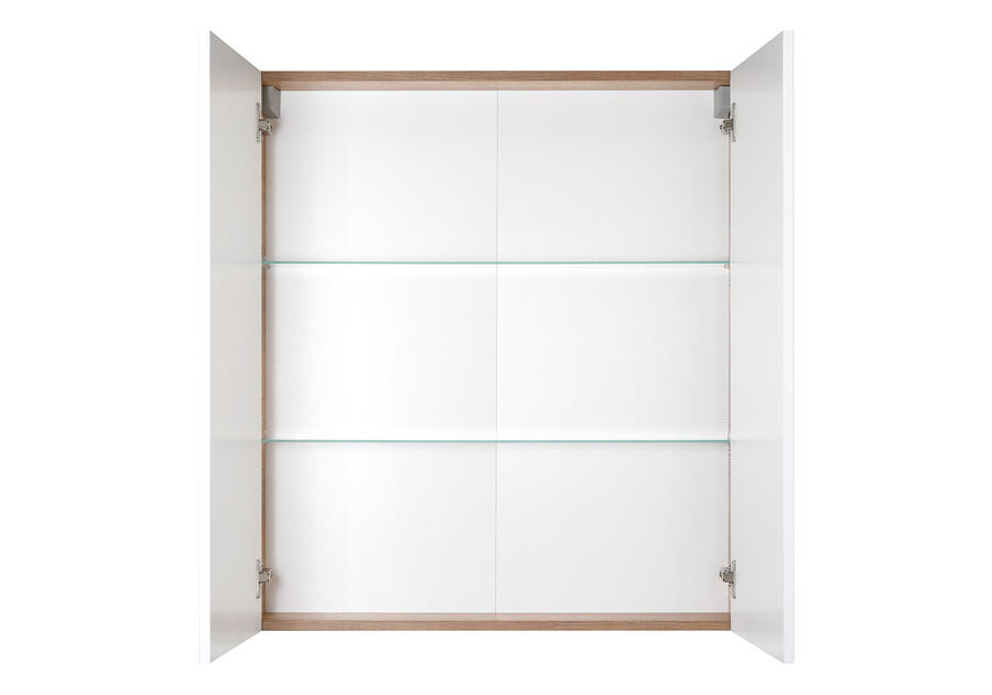 Zdjęcie: Szafka wisząca 80x90x16 cm, 2 drzwi, System c biały Country ASTOR