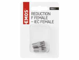 Redukcja IEC gniazdo - F gniazdo EMOS