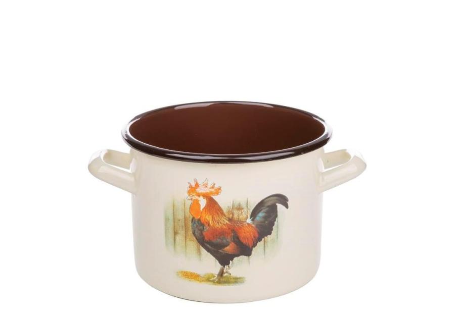 Zdjęcie: Garnek emaliowany Kokosz 16 cm - 2,4 L EMALIA PLESZEW