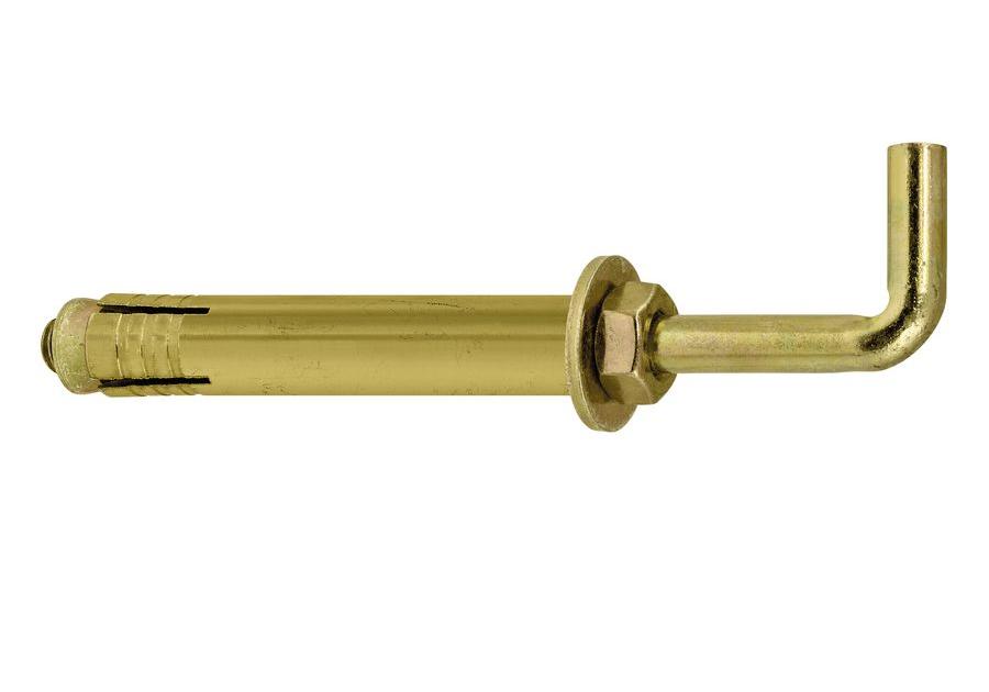 Zdjęcie: Kotwa stalowa dwurozporowa hak prosty 12/M8x120 mm  - 25 szt. WKRĘT-MET
