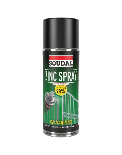 Zdjęcie: Powłoka cynkowa - matowa Zinc Spray 400 ml SOUDAL