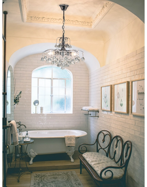 Zdjęcie: Lampa kryształowa Monte Carlo 6246/3 8C ELEM