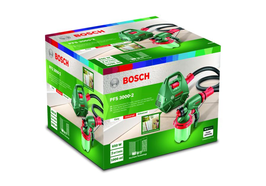 Zdjęcie: System do malowania 650 W PFS 3000-2 BOSCH