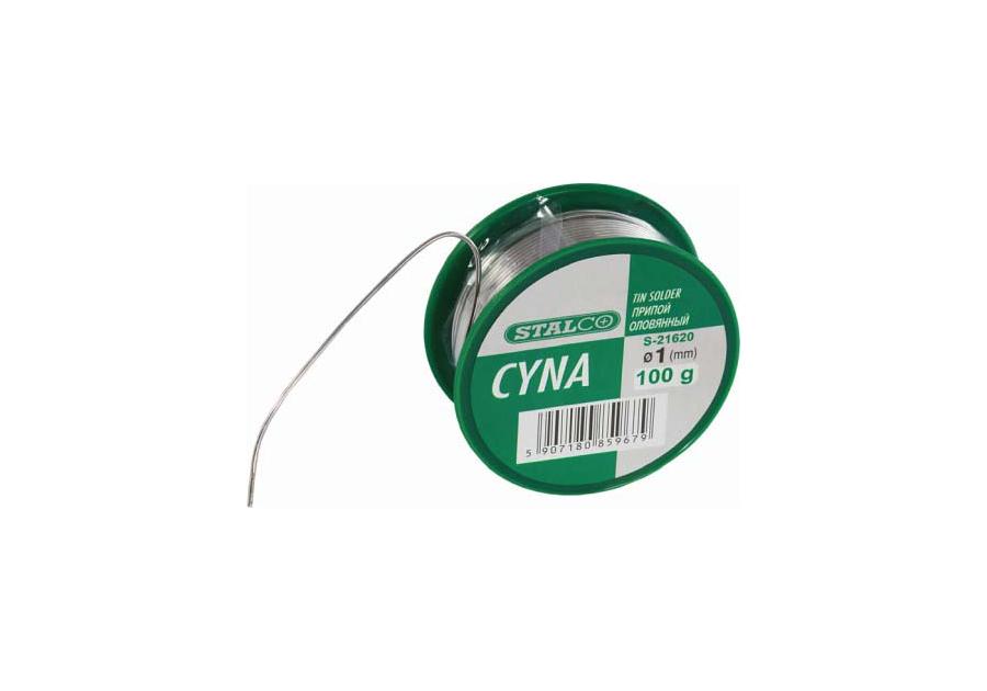 Zdjęcie: Cyna lutownicza 100 g s-21620 STALCO