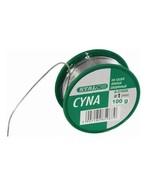 Zdjęcie: Cyna lutownicza 100 g s-21620 STALCO