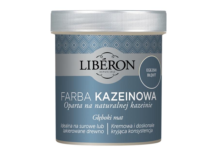 Zdjęcie: Farba kazeinowa egejski błękit 0,5 l LIBERON