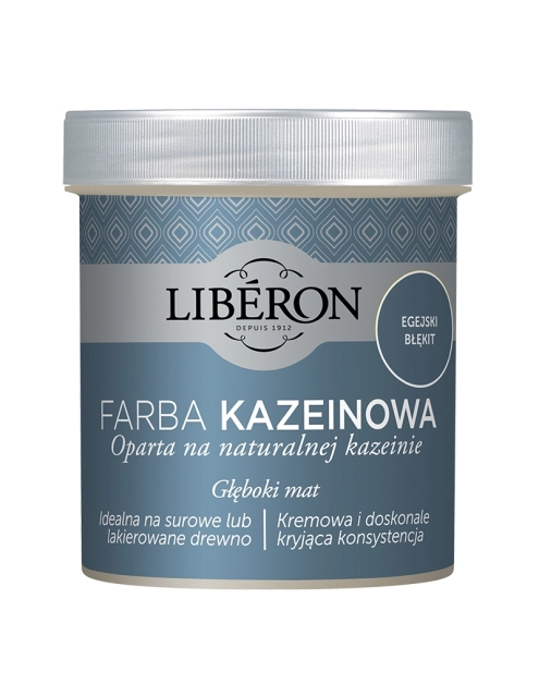 Zdjęcie: Farba kazeinowa egejski błękit 0,5 l LIBERON