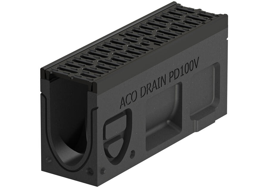 Zdjęcie: Element rewizyjny z polimerobetonu i rusztem z żeliwa 0,5 m typ 0.1 do Monoblock PD100V ACO